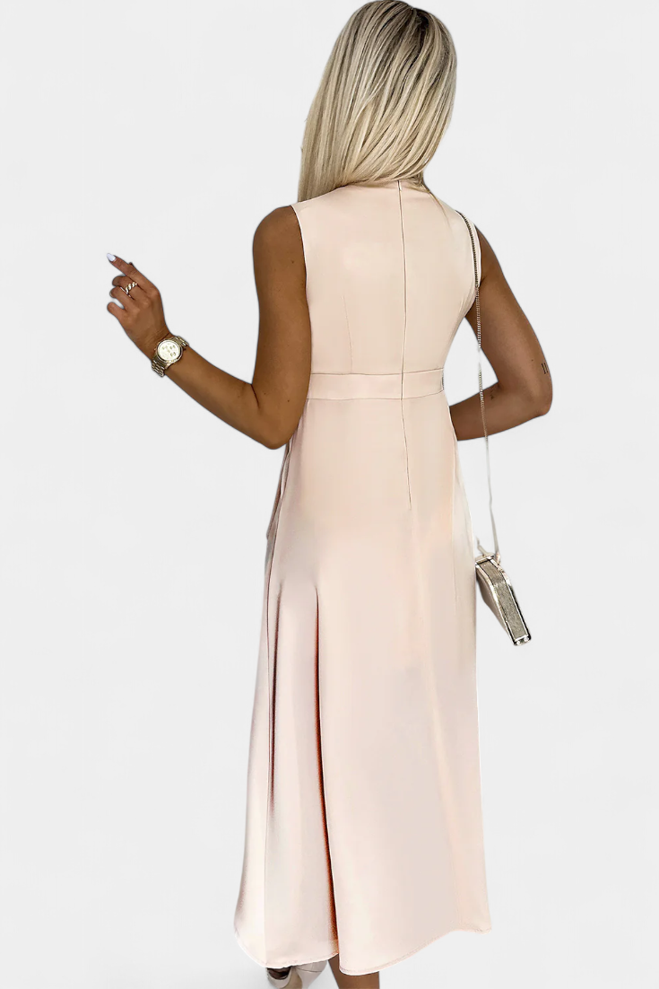 Jivka™ | Vestido Midi Escote V