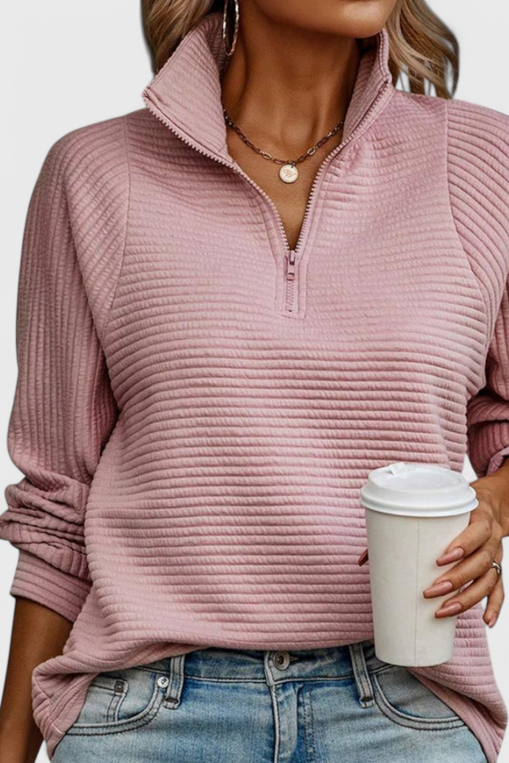 Helene™ | Jersey con Cremallera