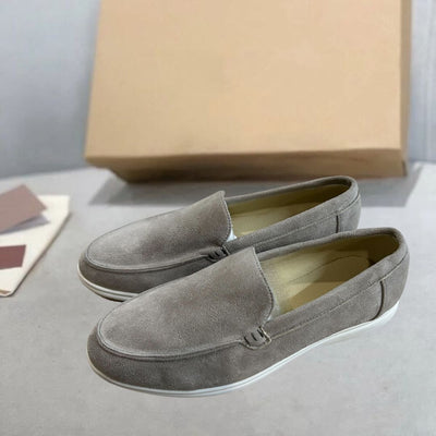 Andrea™ | Mocasines Cuero Natural