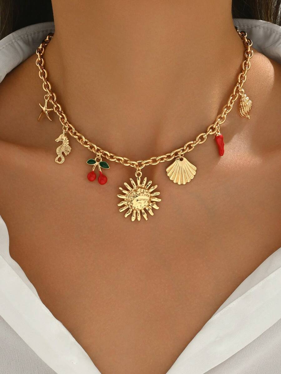 Sol™ | Collar Dorado Solar