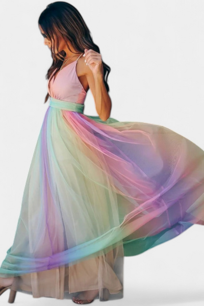 Gretchen™ | Vestido Rayado Multicolor