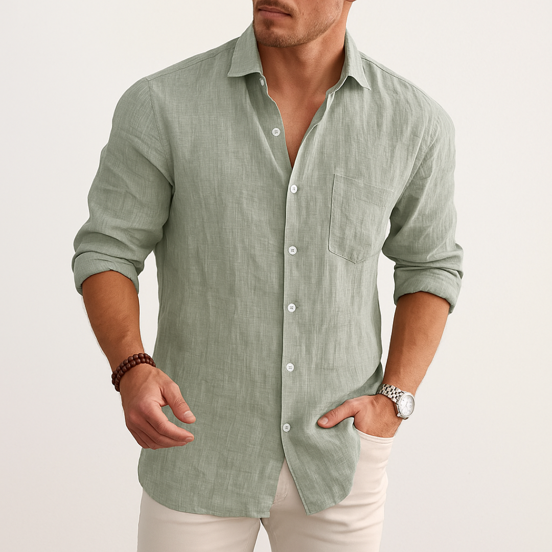 Elvio™ | Camisa Lino Esencial