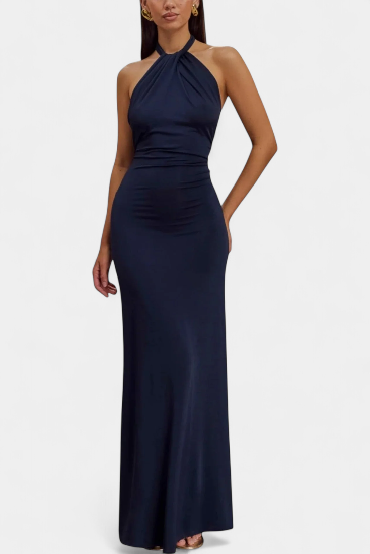 Trinity™ | Vestido Halter Fruncido