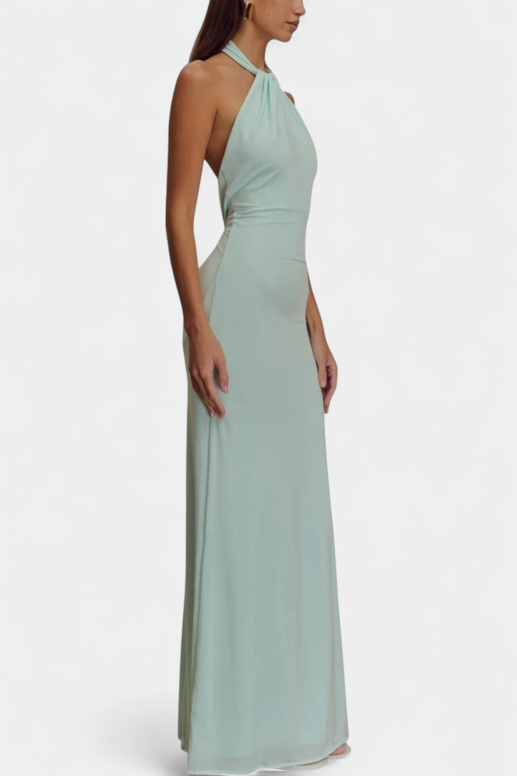 Trinity™ | Vestido Halter Fruncido