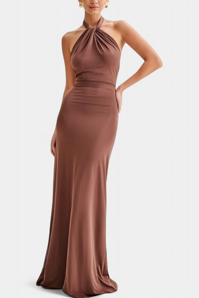 Trinity™ | Vestido Halter Fruncido