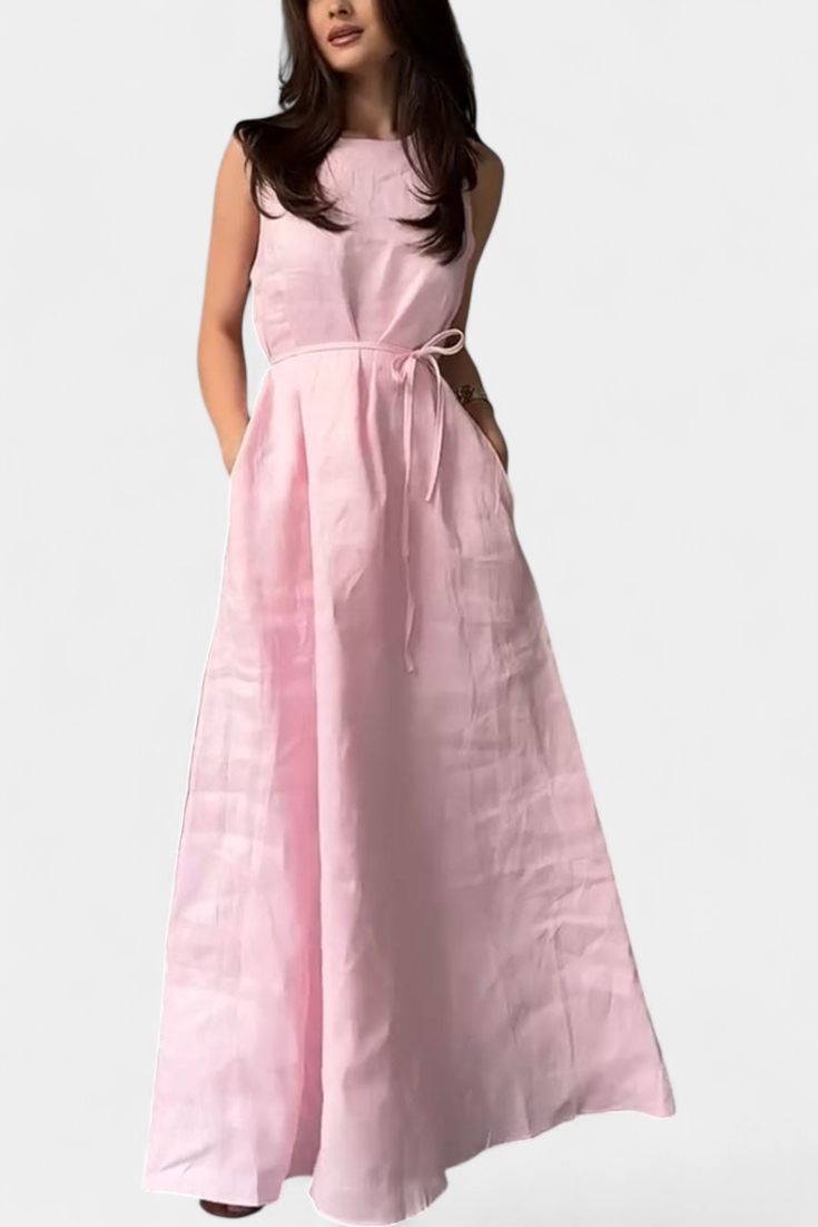 Rosetta™ | Vestido sin Mangas Lazo