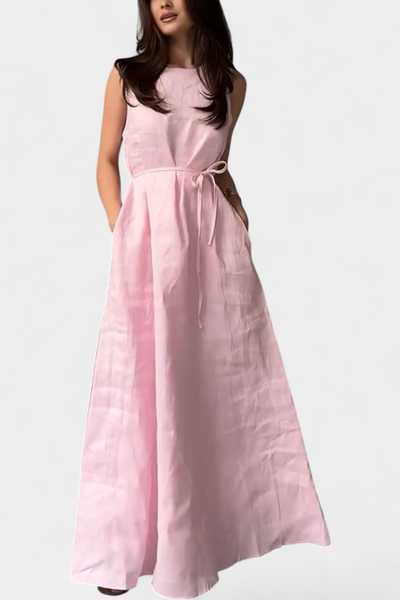 Rosetta™ | Vestido sin Mangas Lazo