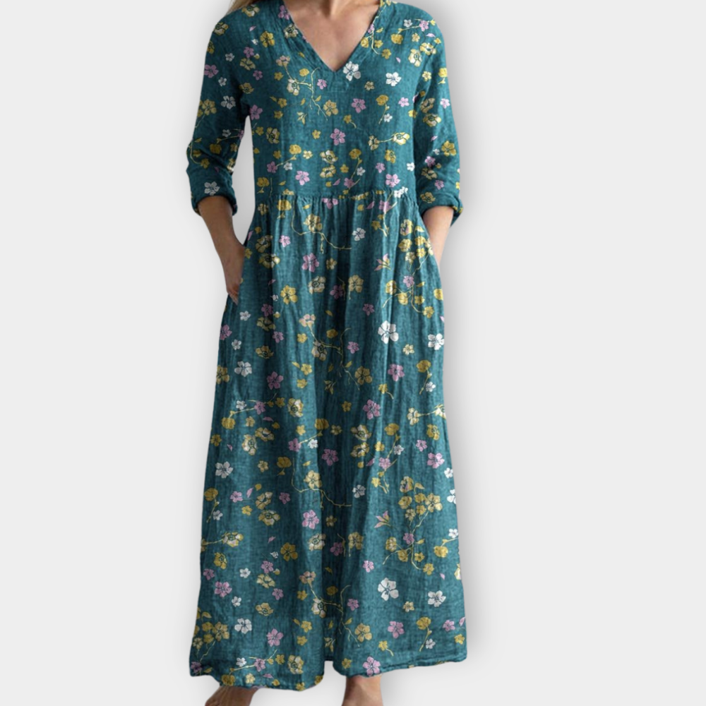 Manuela™ | Vestido boho maxi