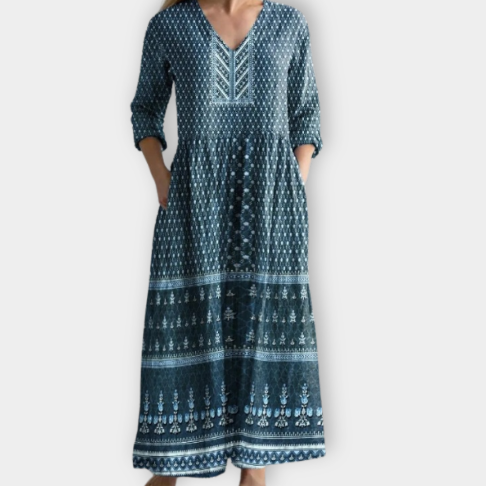 Dolores™ | Vestido boho maxi