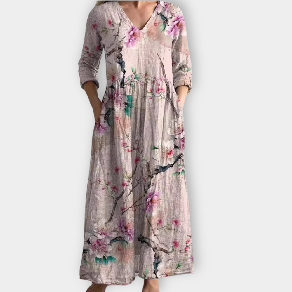 Rosario™ | Vestido boho maxi