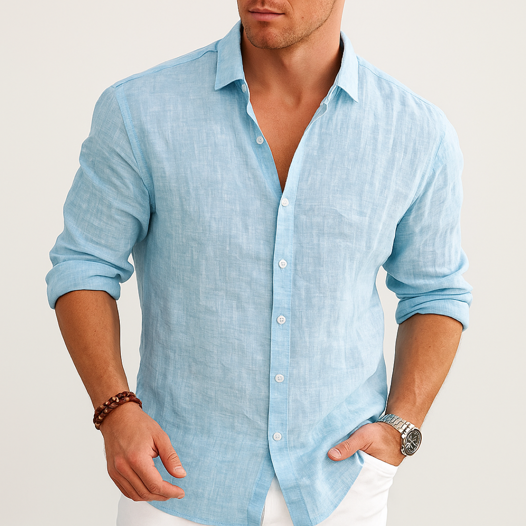 Elvio™ | Camisa Lino Esencial