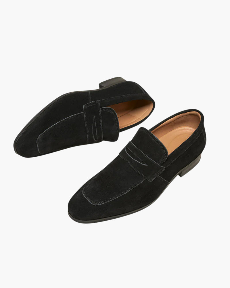 Miguel™ | Mocasines Ante Cuero Lujo