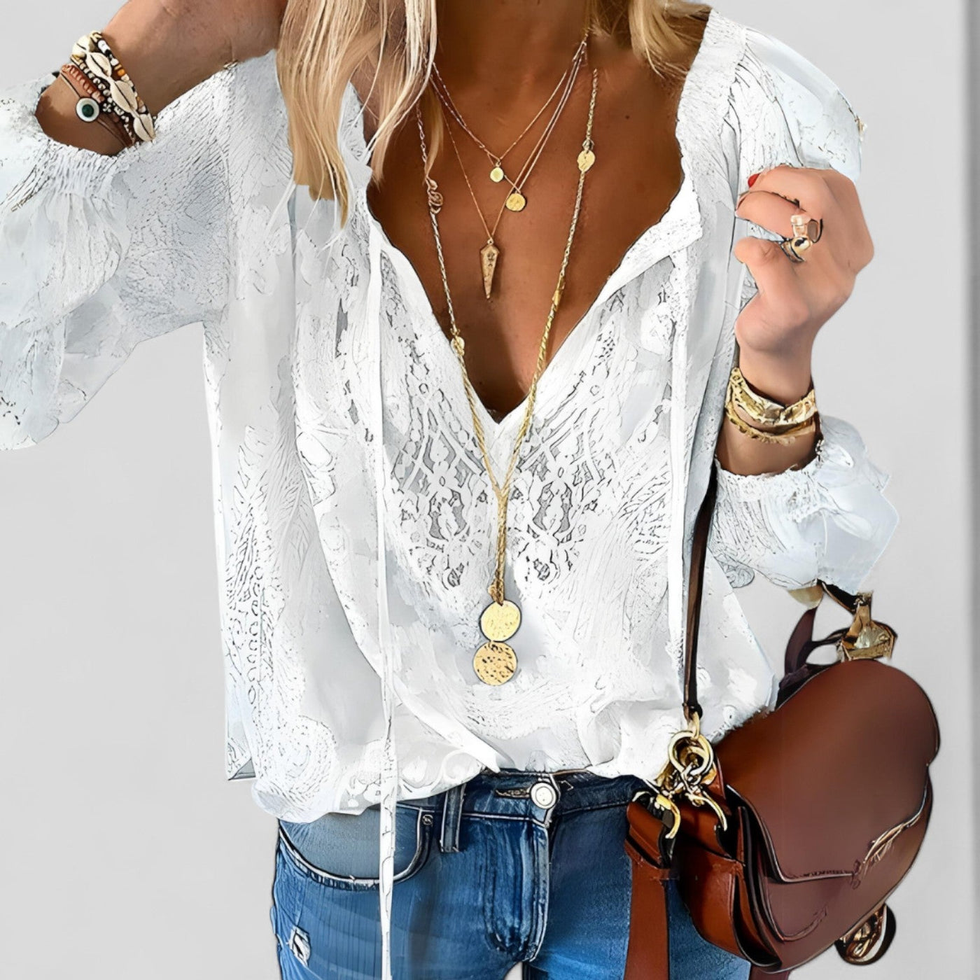 Elena™ | Blusa Elegante