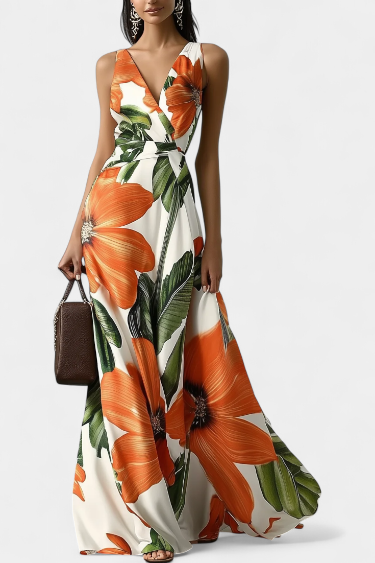 Regina™ | Vestido Clásico Floral