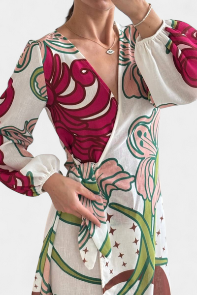 Fana™ | Vestido Cruzado Floral