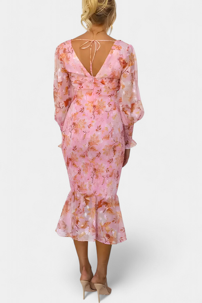 Carly™ | Vestido Fruncido Floral