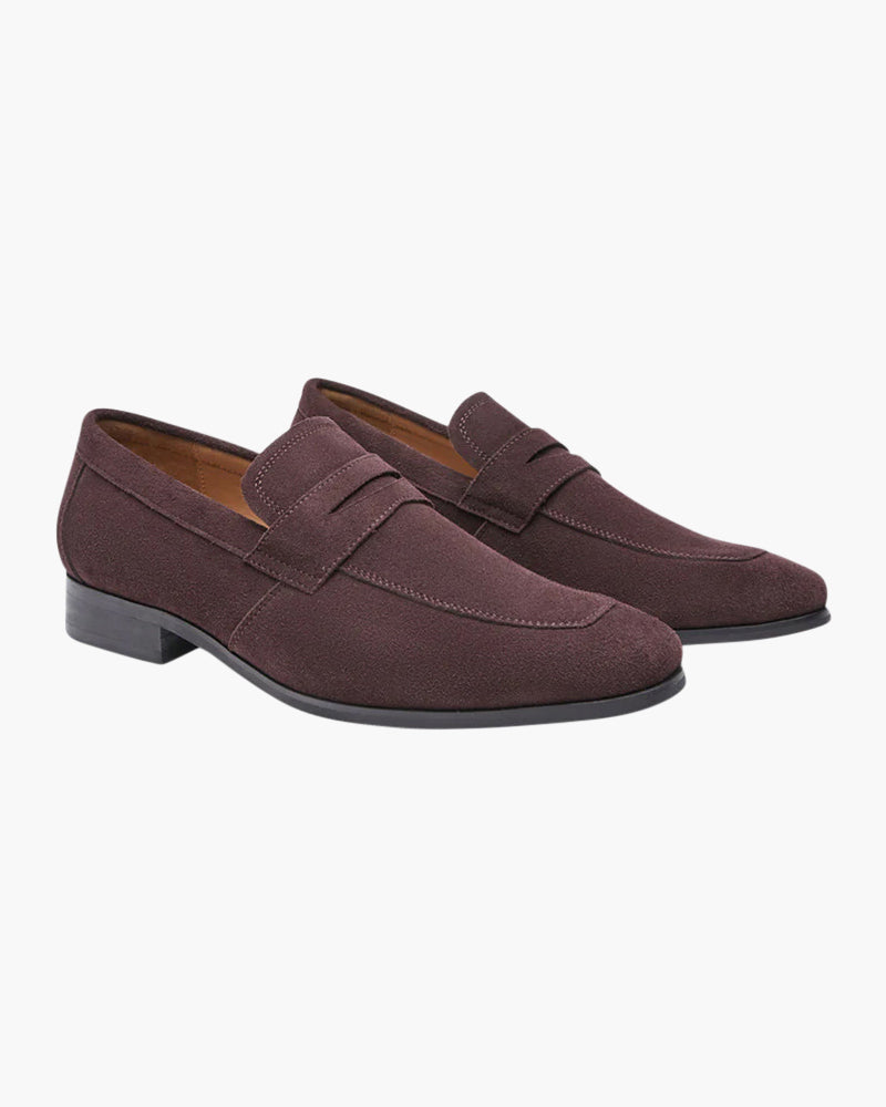 Miguel™ | Mocasines Ante Cuero Lujo
