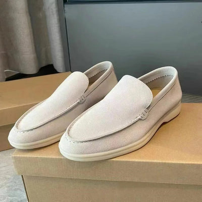 Andrea™ | Mocasines Cuero Natural