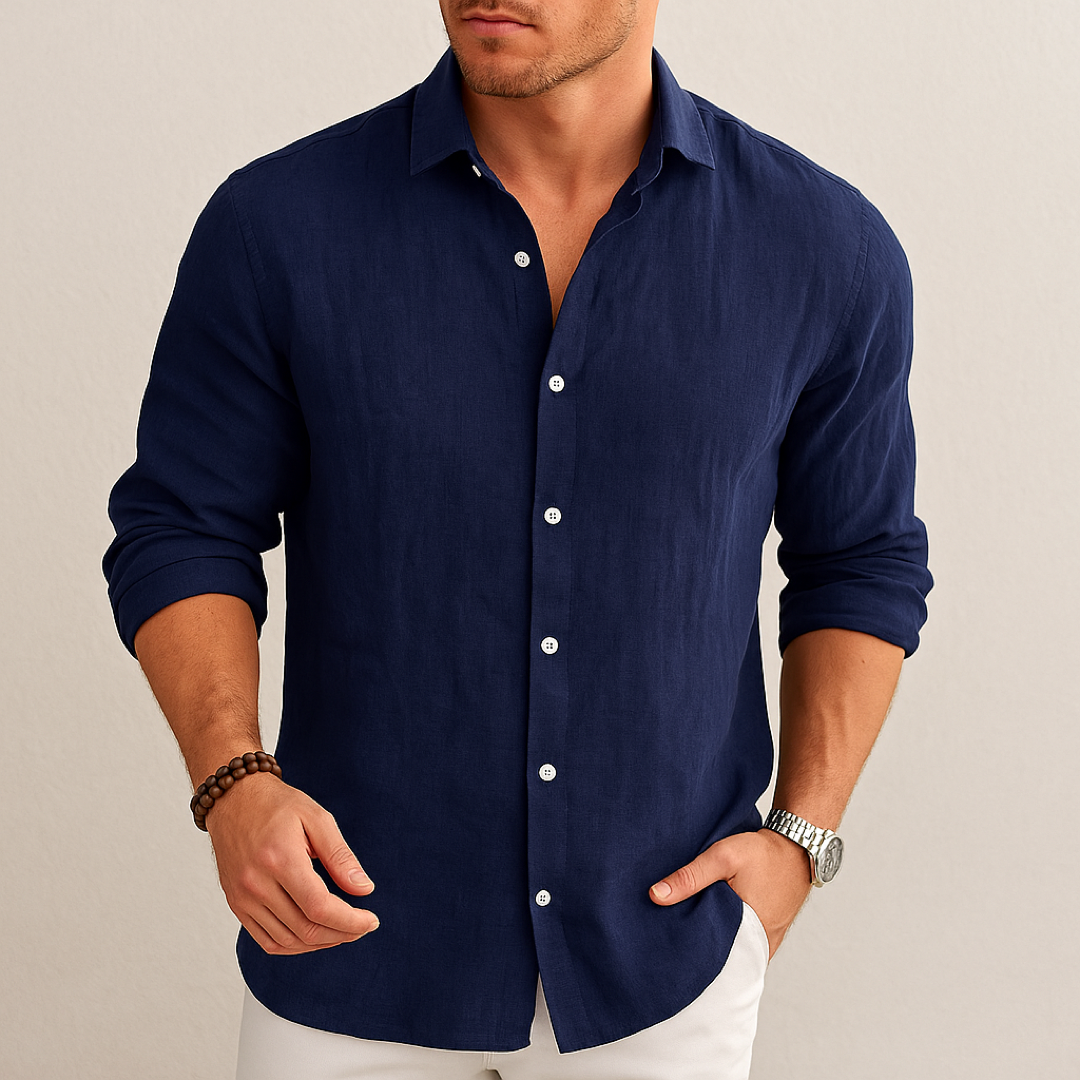 Elvio™ | Camisa Lino Esencial