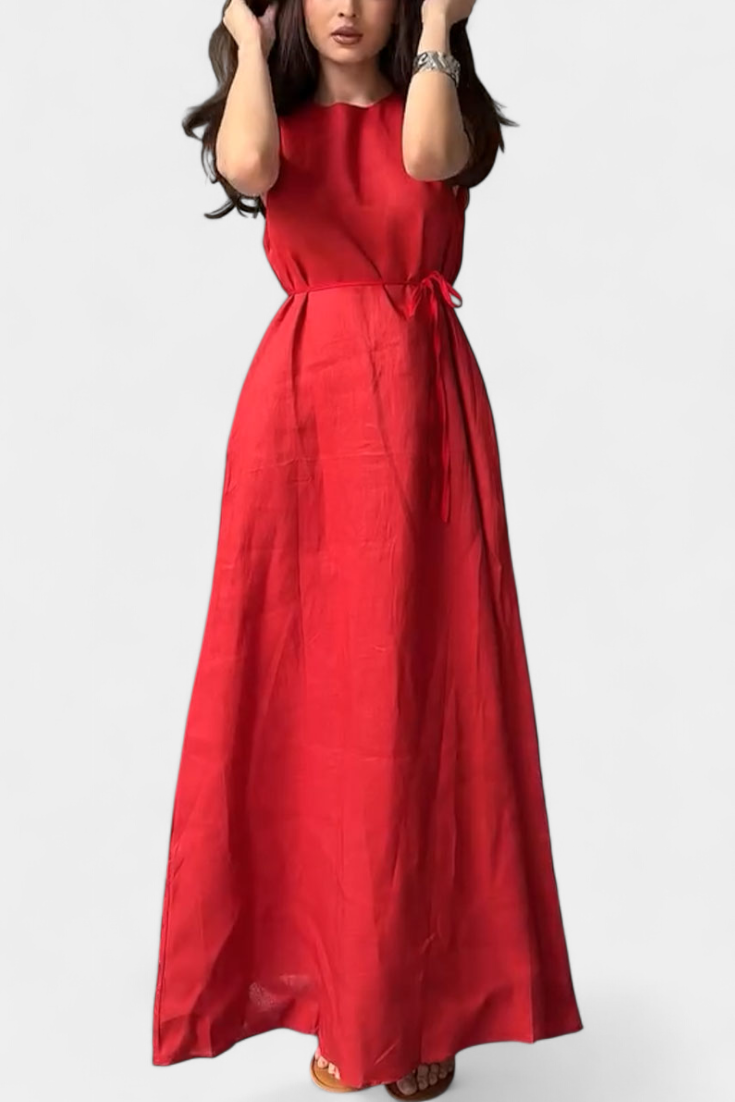 Rosetta™ | Vestido sin Mangas Lazo