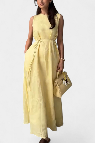 Rosetta™ | Vestido sin Mangas Lazo