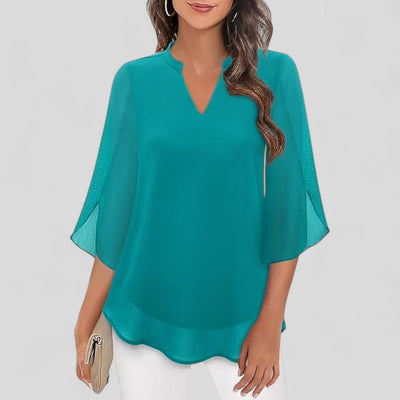 Gabriela™ | Blusa de Gasa