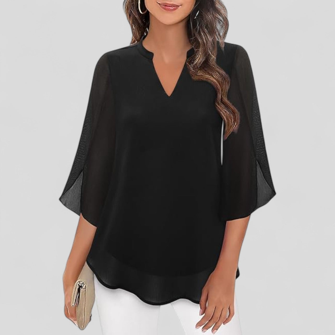 Gabriela™ | Blusa de Gasa