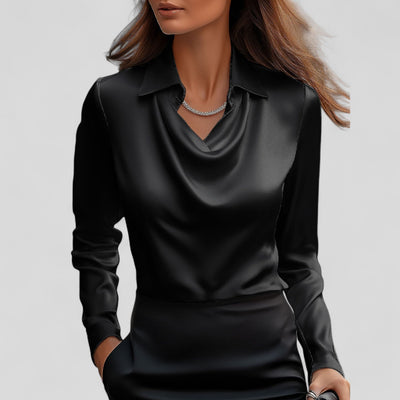 Manuela™ | Blusa de Satén