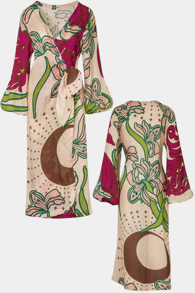 Fana™ | Vestido Cruzado Floral