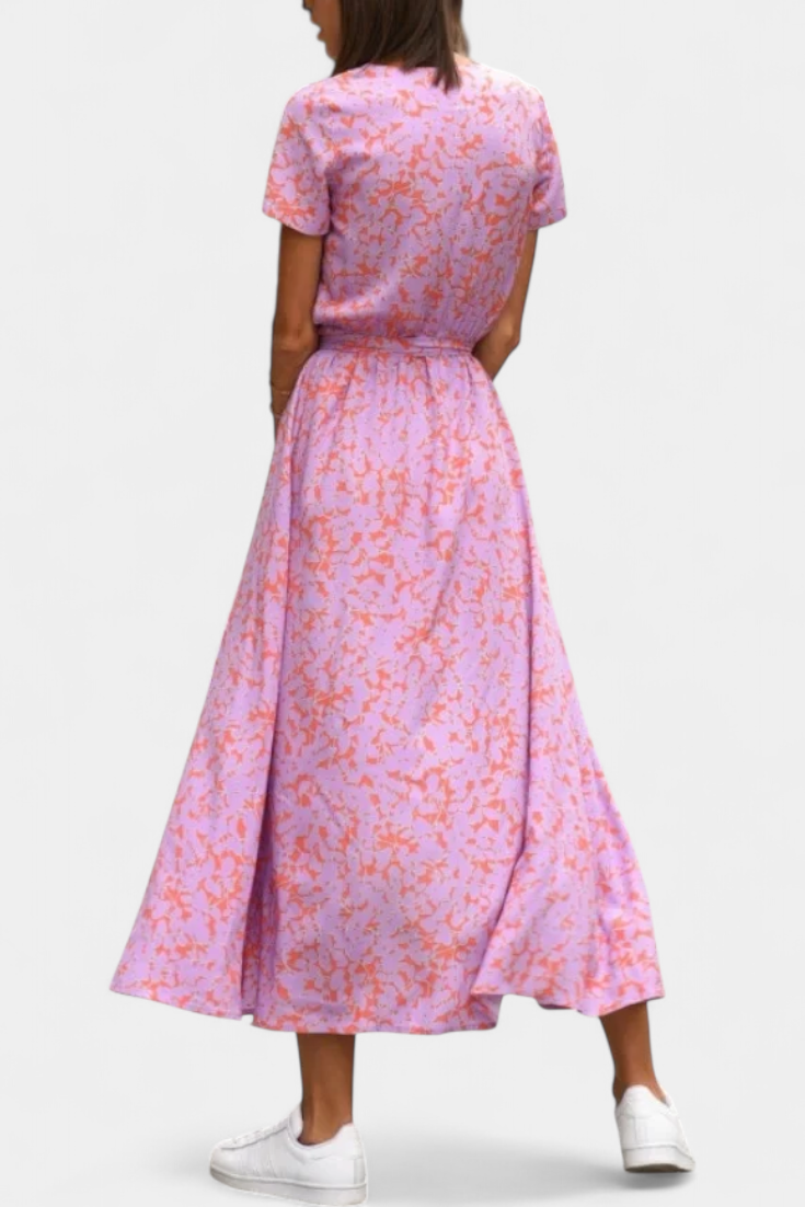 Lilith™ | Vestido Cruzado Estampado