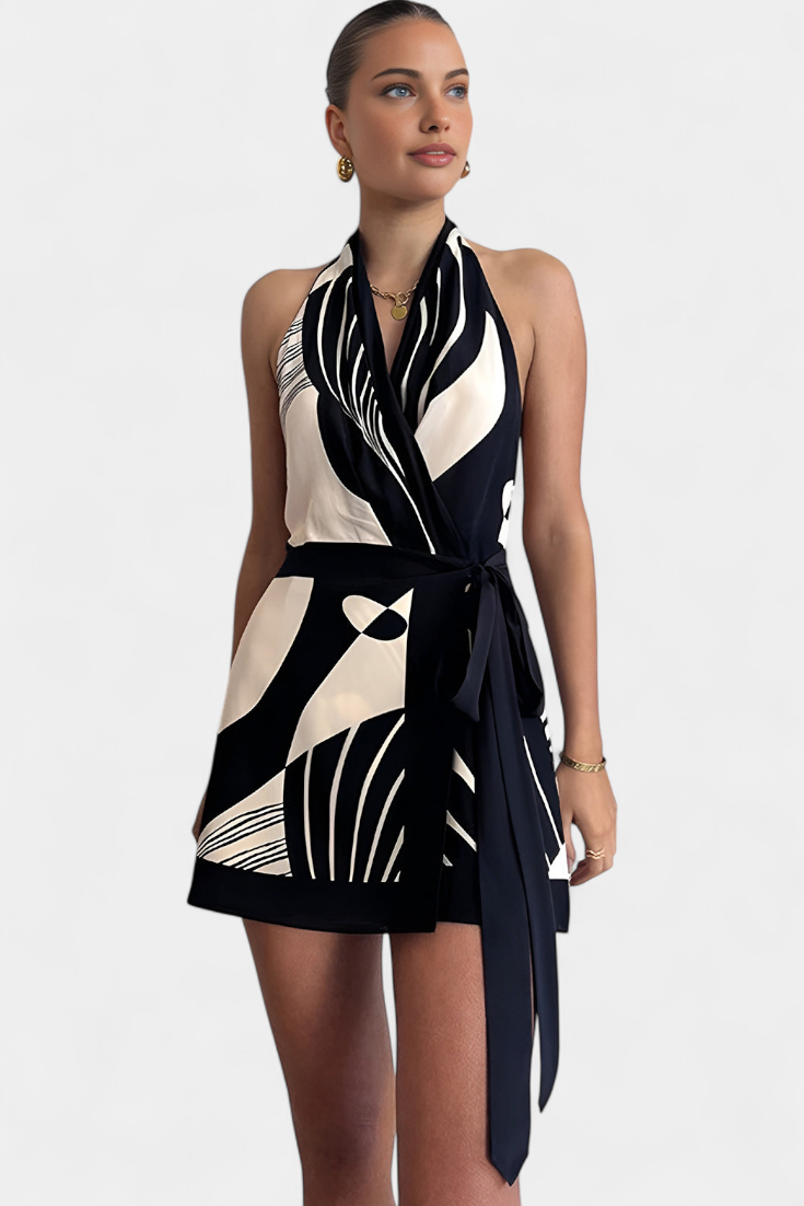 Fae™ | Vestido Corto Abstracto
