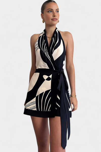Fae™ | Vestido Corto Abstracto