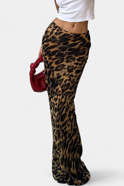 Elena™ | Falda con Leopardo