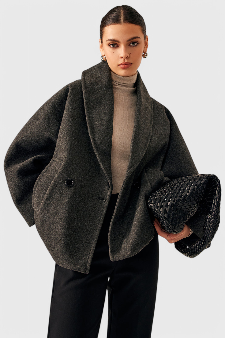 Helena™ | Abrigo Tweed Oversized