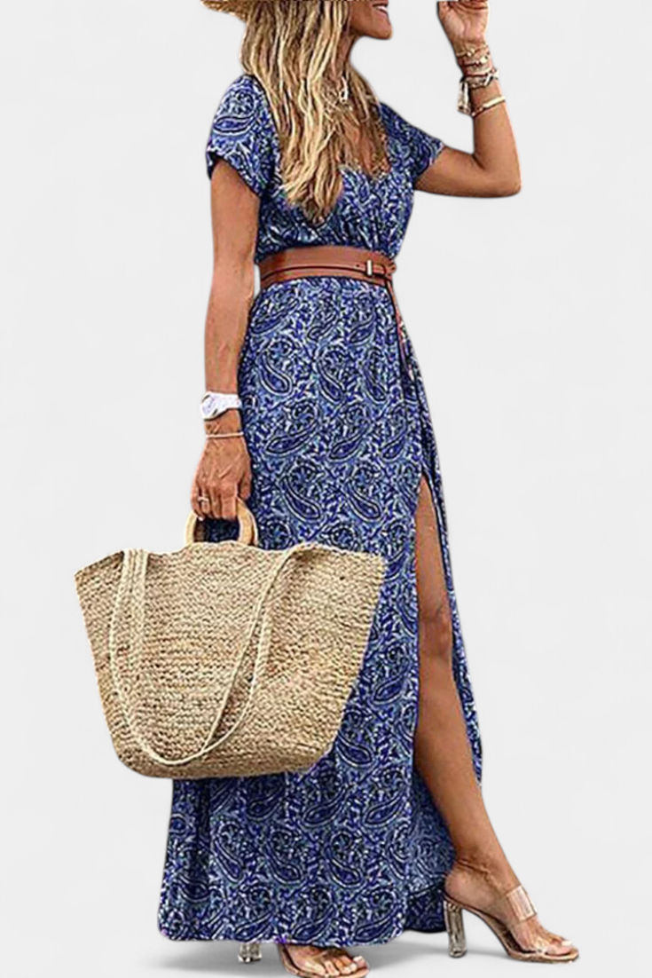Anfisa™ | Vestido Boho con Cinturón