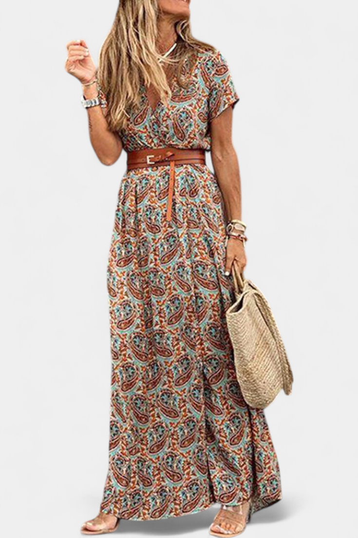 Anfisa™ | Vestido Boho con Cinturón