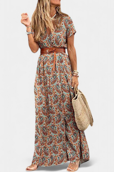 Anfisa™ | Vestido Boho con Cinturón