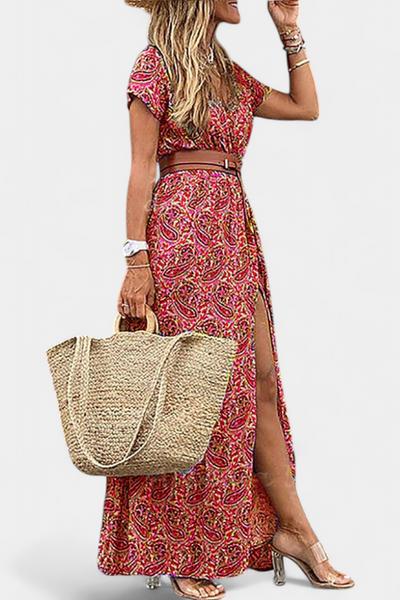 Anfisa™ | Vestido Boho con Cinturón
