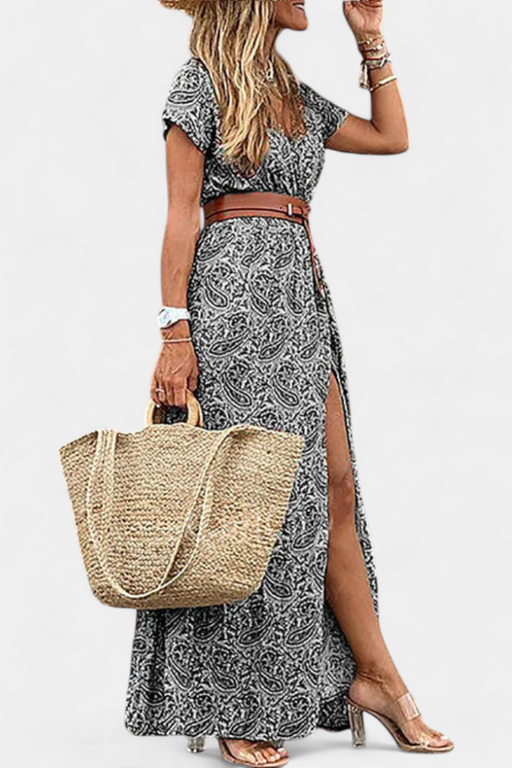 Anfisa™ | Vestido Boho con Cinturón