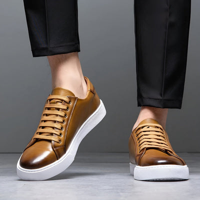 Marcello™ | Zapatillas Hombre Cuero