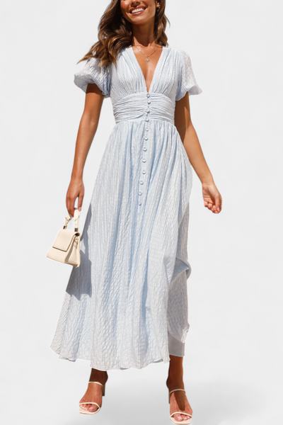 Mélia™ | Vestido Maxi Escote V
