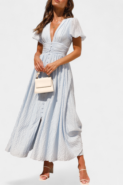 Mélia™ | Vestido Maxi Escote V