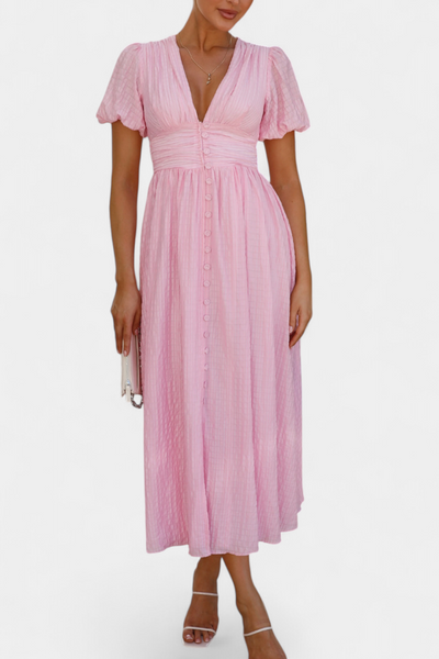 Mélia™ | Vestido Maxi Escote V