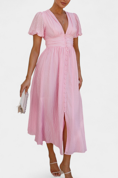 Mélia™ | Vestido Maxi Escote V