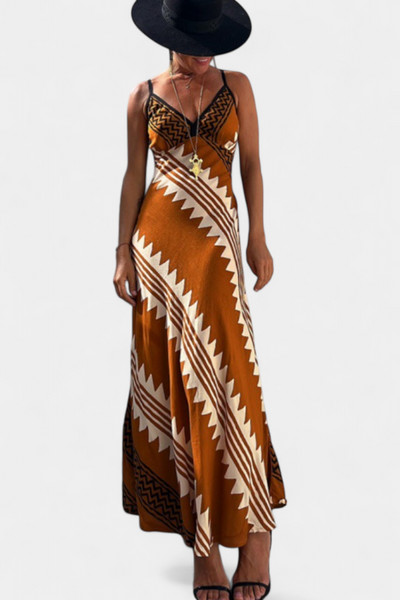 Dakota™ | Vestido Maxi Geométrico