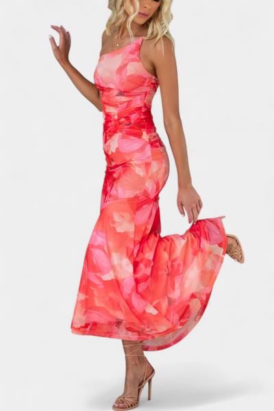 Abigail™ | Vestido Floral Una Manga