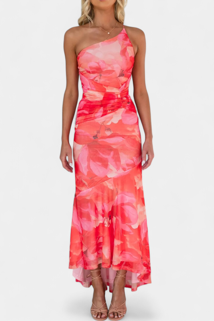 Abigail™ | Vestido Floral Una Manga