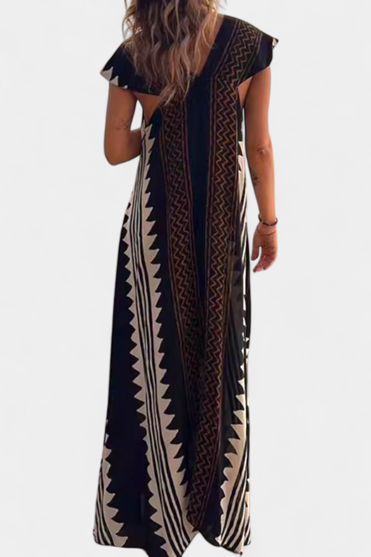 Dakota™ | Vestido Maxi Geométrico