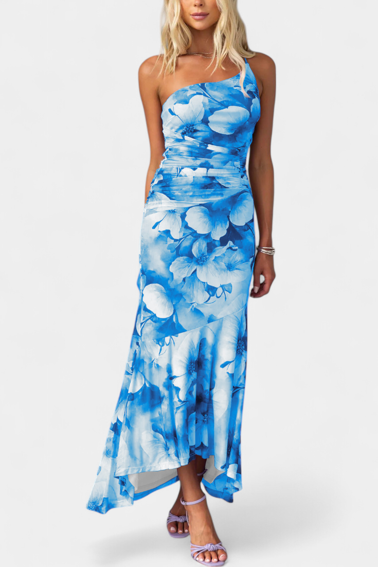 Abigail™ | Vestido Floral Una Manga