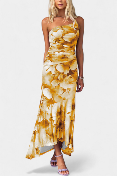 Abigail™ | Vestido Floral Una Manga